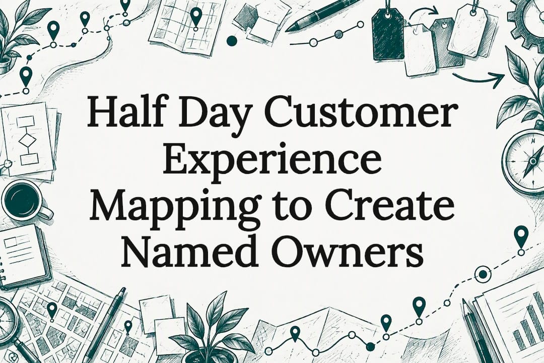 Customer experience mapping title card