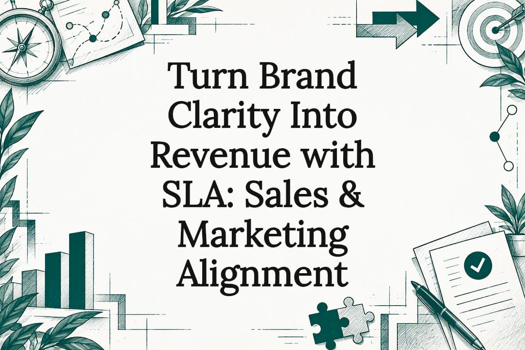 Decorative brand alignment title card