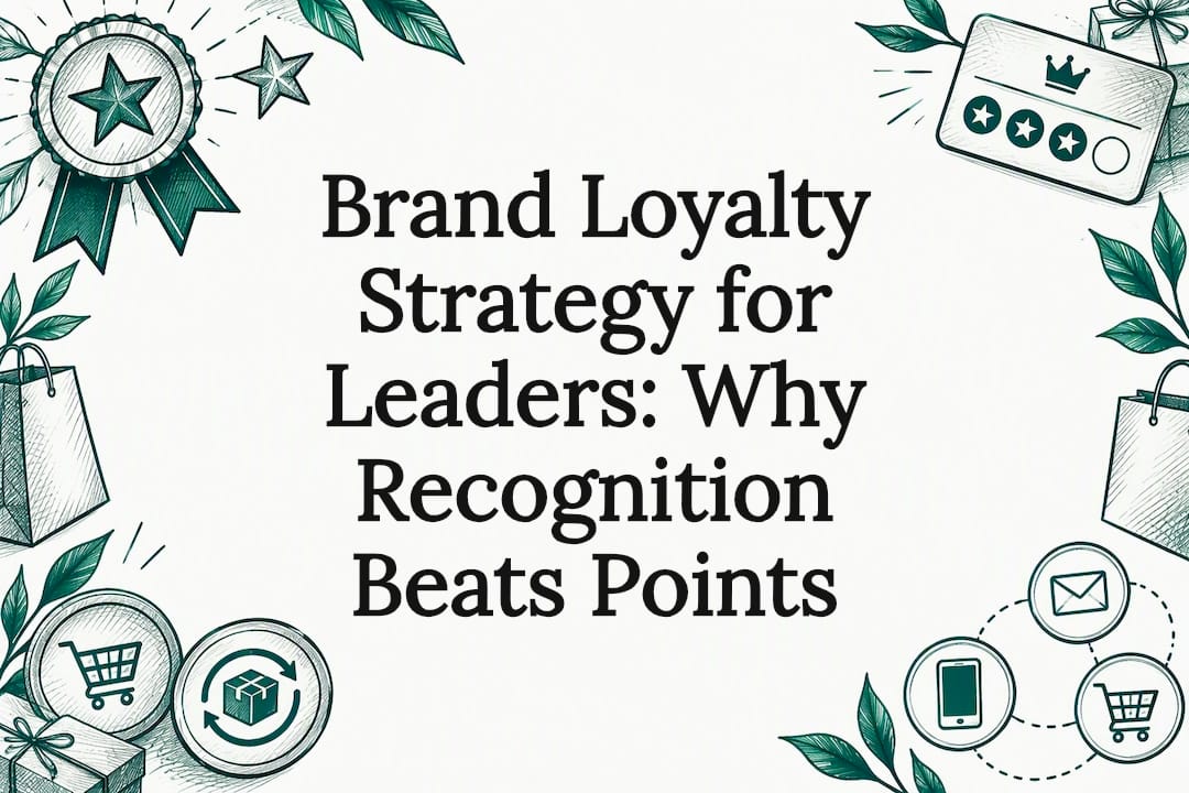 Sketch motifs frame the brand loyalty article title