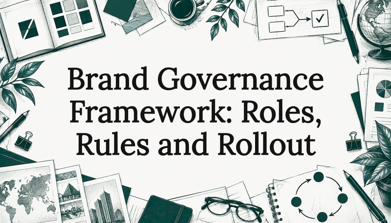 Brand governance title card illustration